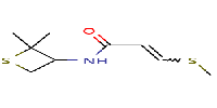 N-(2,2-dimethylthietan-3-yl)-3-(methylsulfanyl)prop-2-enamide图片