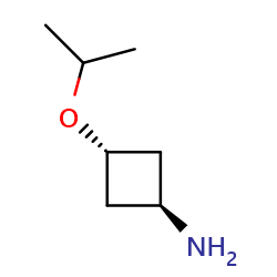 trans-3-(propan-2-yloxy)cyclobutan-1-amine图片