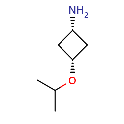 cis-3-(propan-2-yloxy)cyclobutan-1-amine图片