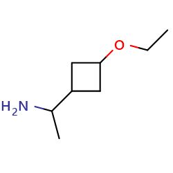 1-(3-ethoxycyclobutyl)ethan-1-amine图片