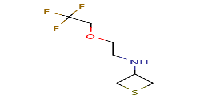 N-[2-(2,2,2-trifluoroethoxy)ethyl]thietan-3-amine图片