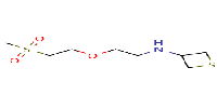 N-[2-(2-methanesulfonylethoxy)ethyl]thietan-3-amine图片