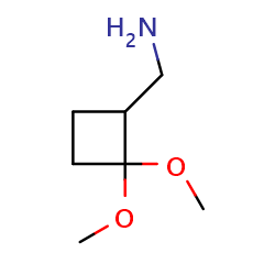 (2,2-dimethoxycyclobutyl)methanamine图片