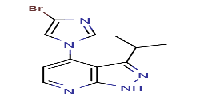 4-bromo-1-[3-(propan-2-yl)-1H-pyrazolo[3,4-b]pyridin-4-yl]-1H-imidazole图片