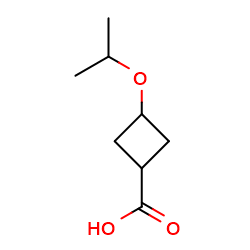 3-(propan-2-yloxy)cyclobutane-1-carboxylicacid图片