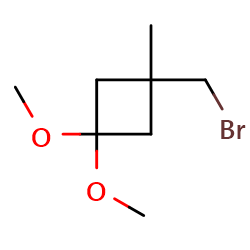 1-(bromomethyl)-3,3-dimethoxy-1-methylcyclobutane图片