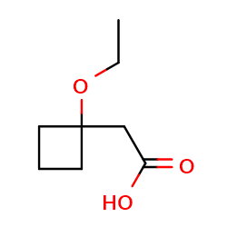 2-(1-ethoxycyclobutyl)aceticacid图片