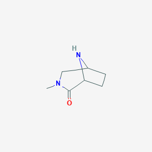 3-methyl-3,8-diazabicyclo[3,2,1]octan-2-one图片