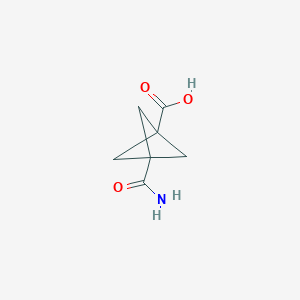 3-carbamoylbicyclo[1,1,1]pentane-1-carboxylicacid图片