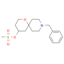 9-benzyl-1-oxa-9-azaspiro[5,5]undecan-4-ylmethanesulfonate图片