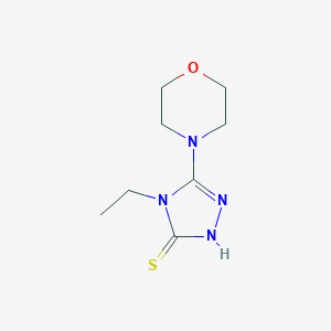 4-ethyl-5-(morpholin-4-yl)-4H-1,2,4-triazole-3-thiol图片