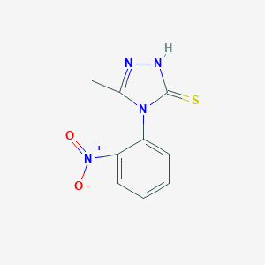 5-Methyl-4-(2-nitrophenyl)-4H-1,2,4-triazole-3-thiol图片