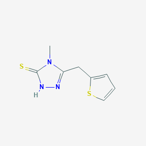 4-methyl-5-(thien-2-ylmethyl)-4H-1,2,4-triazole-3-thiol图片