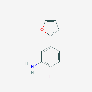 2-fluoro-5-(furan-2-yl)aniline图片