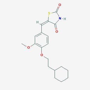5-[[4-(2-Cyclohexylethoxy)-3-methoxyphenyl]methylene]-2,4-thiazolidinedione图片