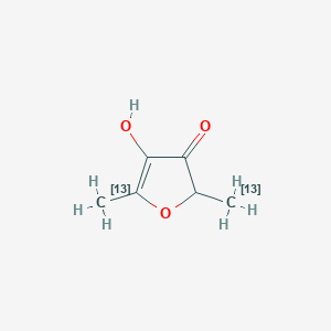 2,5-Dimethyl-4-hydroxy-3(2H)-furanone-13C2图片