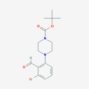 2-Bromo-6-(4-BOC-piperazino)benzaldehyde图片