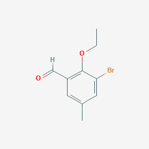 3-Bromo-2-ethoxy-5-methylbenzaldehyde图片