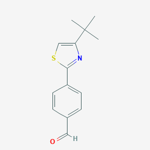 4-[4-(叔丁基)-1,3-噻唑-2-基]苯甲醛97%图片
