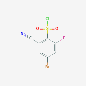 4-Bromo-2-cyano-6-fluorobenzenesulfonyl chloride图片