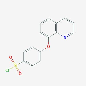 4-(Quinolin-8-yloxy)benzene-1-sulfonyl Chloride图片