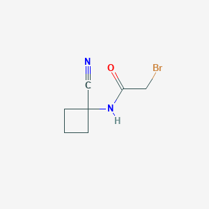 2-bromo-N-(1-cyanocyclobutyl)acetamide图片