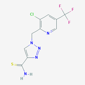 1-((3-Chloro-5-(trifluoromethyl)pyridin-2-yl)methyl)-1H-1,2,3-triazole-4-carbothioamide图片