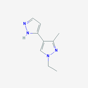 1'-Ethyl-3'-methyl-2H,1'H-[3,4']bipyrazolyl图片