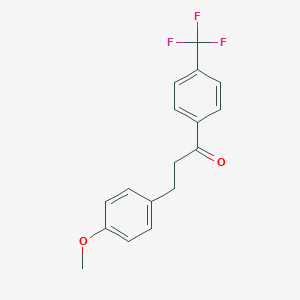 3-(4-Methoxyphenyl)-4'-trifluoromethylpropiophenone图片