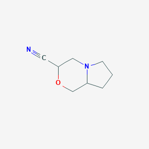 hexahydro-1H-pyrrolo[2,1-c]morpholine-3-carbonitrile图片