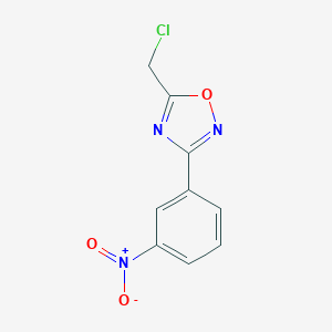 5-(Chloromethyl)-3-(3-nitrophenyl)-1,2,4-oxadiazole图片