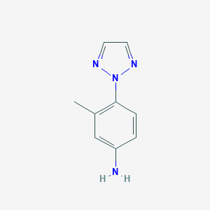 3-methyl-4-(2H-1,2,3-triazol-2-yl)aniline图片