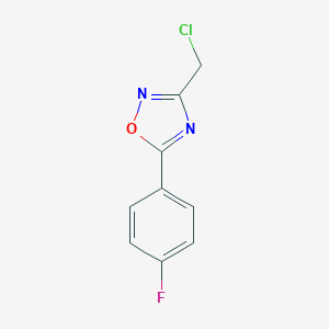 3-(chloromethyl)-5-(4-fluorophenyl)-1,2,4-oxadiazole图片