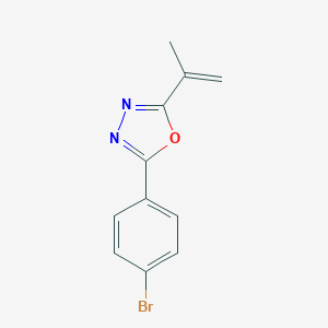 2-(4-Bromophenyl)-5-(prop-1-en-2-yl)-1,3,4-oxadiazole图片