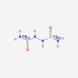 1,2-Hydrazinedicarboxamide-13C2,15N2图片
