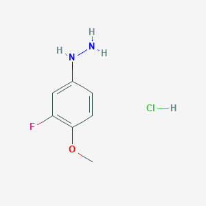 (3-Fluoro-4-methoxyphenyl)hydrazine Hydrochloride图片