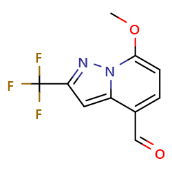 7-methoxy-2-(trifluoromethyl)pyrazolo[1,5-a]pyridine-4-carbaldehyde图片