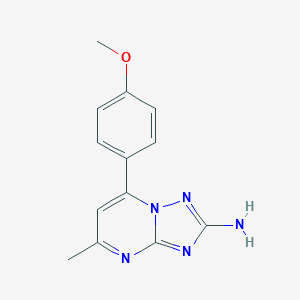 7-(4-Methoxy-phenyl)-5-methyl-[1,2,4]triazolo[1,5-a]pyrimidin-2-ylamine图片