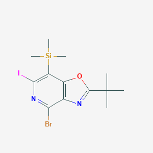4-Bromo-2-(tert-butyl)-6-iodo-7-(trimethylsilyl)oxazolo[4,5-c]pyridine图片