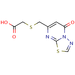 2-[({5-oxo-5H-[1,3,4]thiadiazolo[3,2-a]pyrimidin-7-yl}methyl)sulfanyl]aceticacid图片