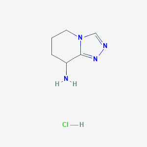 5H,6H,7H,8H-[1,2,4]triazolo[4,3-a]pyridin-8-amine hydrochloride图片
