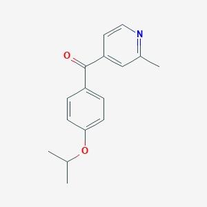 4-(4-Isopropoxybenzoyl)-2-methylpyridine图片