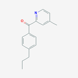4-Methyl-2-(4-propylbenzoyl)pyridine图片