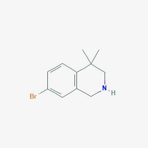 7-Bromo-4,4-dimethyl-1,2,3,4-tetrahydroisoquinoline图片
