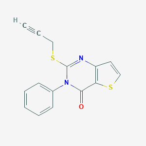 3-phenyl-2-(2-propynylsulfanyl)thieno[3,2-d]pyrimidin-4(3H)-one图片