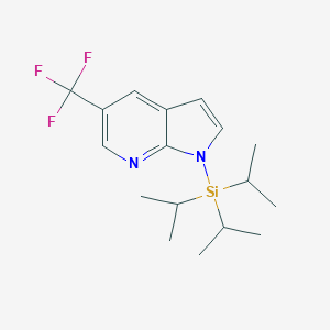 5-(Trifluoromethyl)-1-(triisopropylsilyl)-1H-pyrrolo[2,3-b]pyridine图片