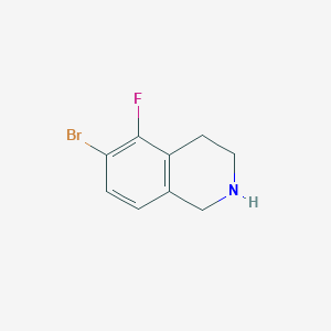 6-Bromo-5-fluoro-1,2,3,4-tetrahydroisoquinoline图片