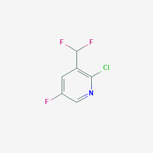 2-Chloro-3-(difluoromethyl)-5-fluoropyridine图片
