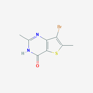 7-bromo-2,6-dimethylthieno[3,2-d]pyrimidin-4(3H)-one图片