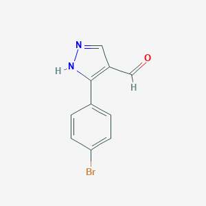 3-(4-Bromophenyl)-1H-pyrazole-4-carbaldehyde图片